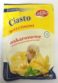 Celiko ciasto makaronowe bezglutenowe 200g - koncentrat