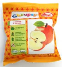 Chipsy z jabłka z sokiem z mango 18g Crispy