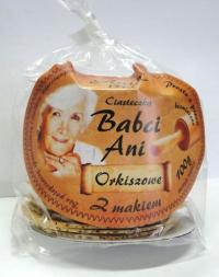 Ciasteczka babci Ani orkiszowe z makiem bez cukru 100g Ania