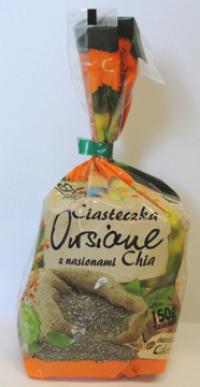 Ciasteczka owsiane z nasionami chia bez dodatku cukru 150g Ania