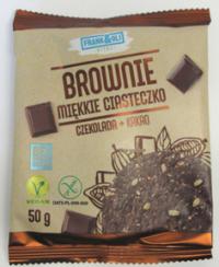 Ciasteczko brownie czekolada + kakao bezglutenowe, bez dodatku cukru 50g Frank&Oli