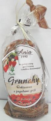 Ciastka crunchy orkiszowe z goją w syropie ryżowym 180g Ania