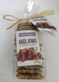 Ciastka jaglanki z daktylami bezglutenowe 175g NaturAvena