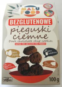 Ciastka pieguski ciemne bezglutenowe, bez dodatku cukru 100g Malu Food