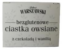 Ciastka Warszawskie owsiane z czekoladą i wanilią bez glutenu, bez dodatku cukru 150g