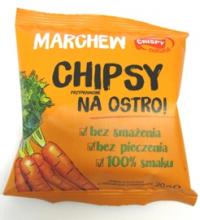 Crispy chrupiące plasterki marchwi o smaku papryki 18g Crispy