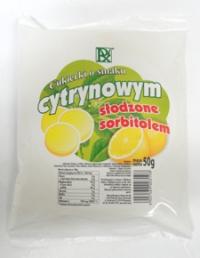 Cukierki cytrynowe bez cukru 50g Radix-Bis