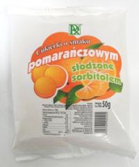 Cukierki pomarańczowe bez cukru 50g Radix-Bis