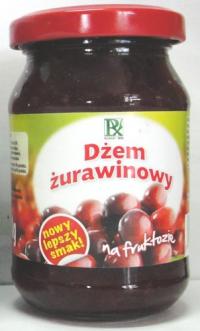 Dżem żurawinowy słodzony fruktozą 190g Radix-Bis
