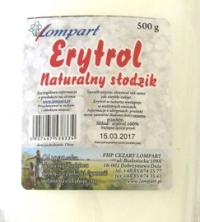 Erytrol naturalny słodzik 500g Lompart