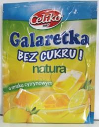 Galaretka o smaku cytrynowym bez cukru 14g Celiko