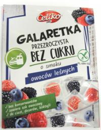 Galaretka o smaku owoców leśnych przezroczysta bez cukru 14g Celiko