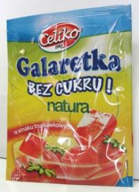 Galaretka o smaku truskawkowym bez cukru 14g Celiko