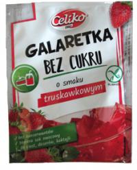 Galaretka o smaku truskawkowym bez cukru 14g Celiko