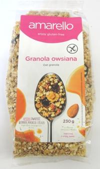 Granola owsiana bezglutenowa 230g Kubara