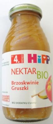 Hipp nektar brzoskwinie - gruszki bio 0,2l