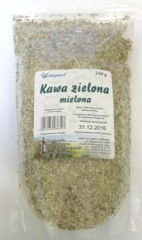 Kawa zielona mielona 250g Lompart