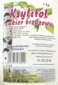 Ksylitol - cukier brzozowy 1 kg Lompart (Finlandia)