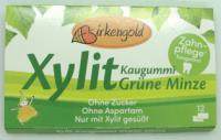Ksylitolowe gumy miętowe listek 12szt (17g) Birkengold