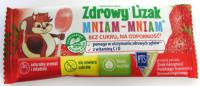 Lizak mniam - mniam o smaku truskawkowym bezglutenowy, bez dodatku cukru 6g Starpharma