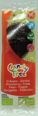 Lizak - smak truskawkowy bio 13g Candy Tree