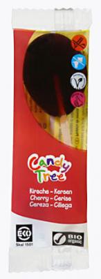 Lizak - smak wiśniowy bio 13g Candy Tree