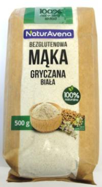 Mąka gryczana biała bezglutenowa 500g NaturAvena