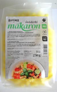 Makaron świderki pku 250g Glutenex