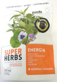 Mieszanka ziół do zaparzania - energia 20 x 1,75g Purella