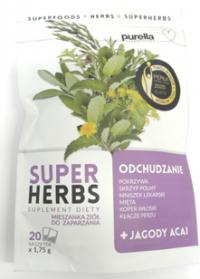 Mieszanka ziół do zaparzania - odchudzanie 20 x 1,75g Purella