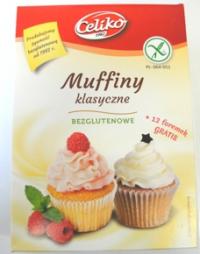 Muffiny klasyczne bezglutenowe do wypieku 280g Celiko