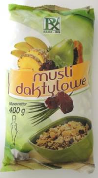 Musli daktylowe 400g Radix-Bis