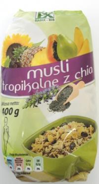 Musli tropikalne z chia 400g Radix-Bis