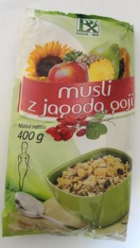 Musli z jagodą goji 400g Radix-Bis