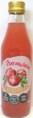 Napój z jabłek, żurawiny i ashwagandy bez cukru 250ml Premium Rosa