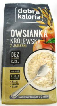 Owsianka królewska z jabłkami 320g Kubara