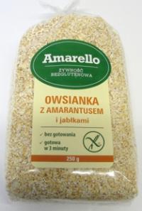 Owsianka z amarantusem i jabłkami bez glutenu 250g Kubara