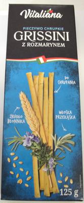 Paluszki grissini z rozmarynem 125g Vitaliana
