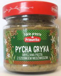 Pasta gryczana z czosnkiem niedźwiedzim 160g Primavika