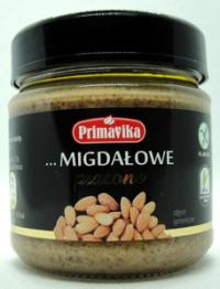 Pasta z prażonych migdałów 185g Primavika