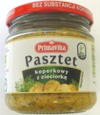 Pasztet koperkowy z cieciorką 160g Primavika