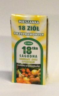 Przyprawa 18-tka łagodna zamiast soli i pieprzu 80g dr. Kaldysz