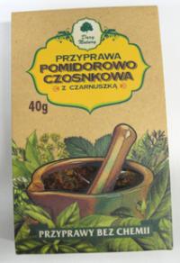 Przyprawa pomidorowo - czosnkowa z czarnuszką 40g Dary Natury