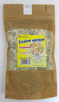 Siedem warzyw przyprawa wzbogacona o błonnik 500g Lompart