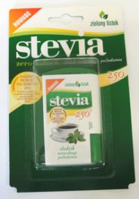 Słodzik pochodzenia naturalnego Stevia 250 tabletek - blister Domos