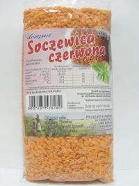 Soczewica czerwona 400g Lompart