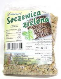 Soczewica zielona 400g Lompart