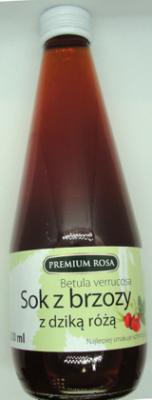 Sok z brzozy z dziką różą 330ml Premium Rosa