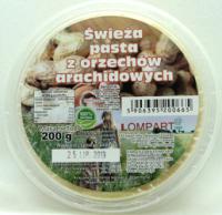 Pasta świeża z orzechów arachidowych bez dodatków 200g Lompart