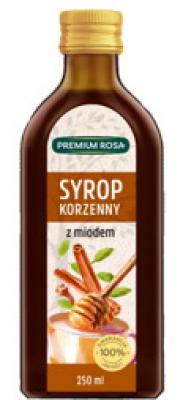 Syrop korzenny z miodem 250ml Premium Rosa